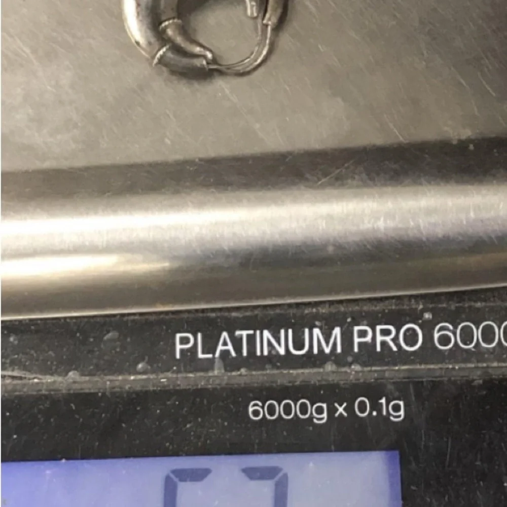 TRIBAL HOOP Silver/925 Earrings Vintage - Picture 4 of 5